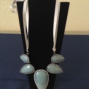 ribbon stone necklace